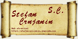 Stefan Crnjanin vizit kartica